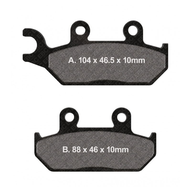 Bremsbeläge EBC für YAMAHA XT 600 E 1990-2003, YAMAHA XTZ 660 Tenere 1991-1998