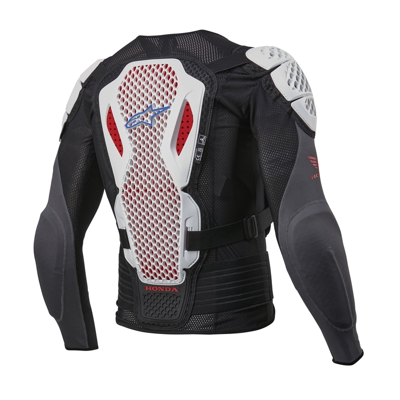 Alpinestars Bionic Plus 2 Honda Protektorenweste Kollektion weiß-blau-rot-schwarz