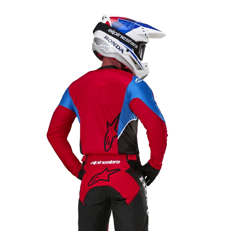 Alpinestars Racer Iconic Honda Collection Motocross Jersey Rot-Schwarz-Blau-Weiß