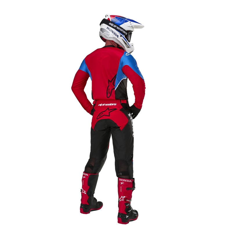 Alpinestars Racer Iconic Honda Collection Motocross Jersey Rot-Schwarz-Blau-Weiß