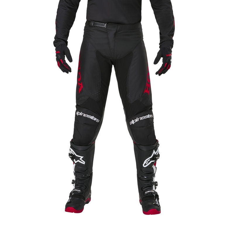 Motocrosshose Alpinestars Racer Iconic Honda Collection Schwarz-Rot