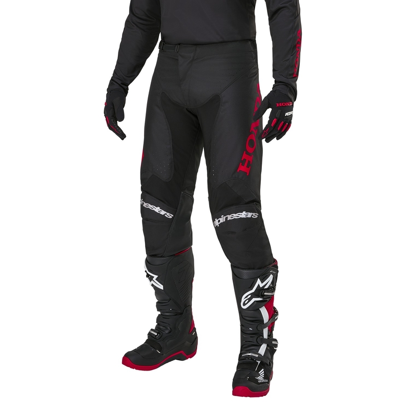 Motocrosshose Alpinestars Racer Iconic Honda Collection Schwarz-Rot