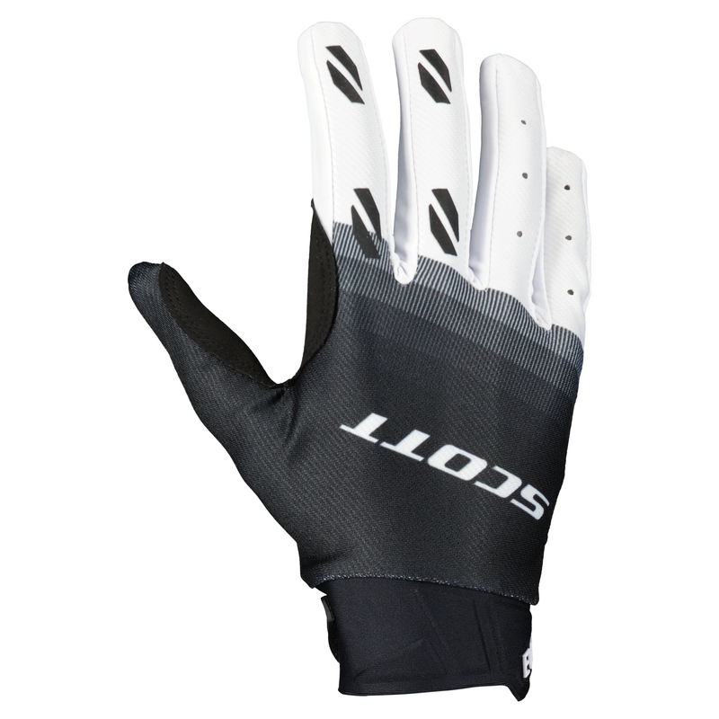 Motocross-Handschuhe SCOTT EVO FURY PREMIUM schwarz-grau