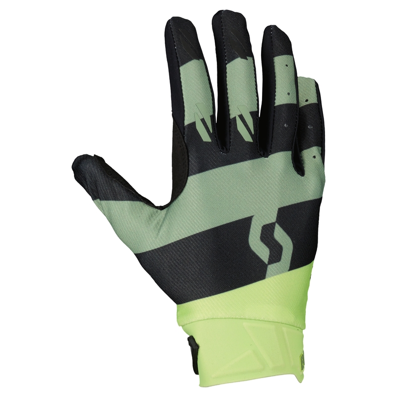 Motocross-Handschuhe SCOTT EVO RACE grün-schwarz