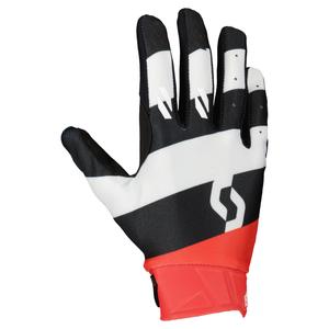Motocross-Handschuhe SCOTT EVO RACE weiß-rot
