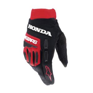 Alpinestars Full Bore Honda Motocross Handschuhe Kollektion 2024 rot und schwarz
