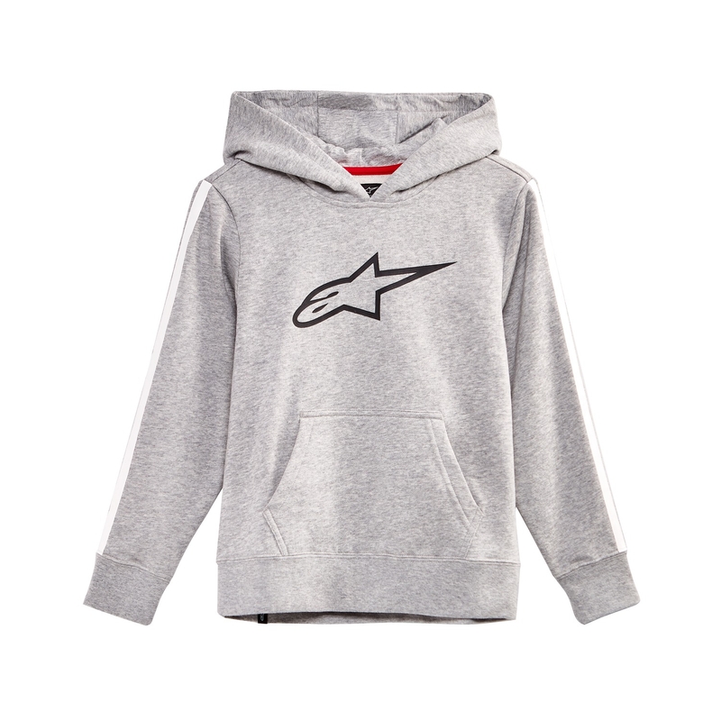 Alpinestars Kinder Racey Hoodie grau und rot