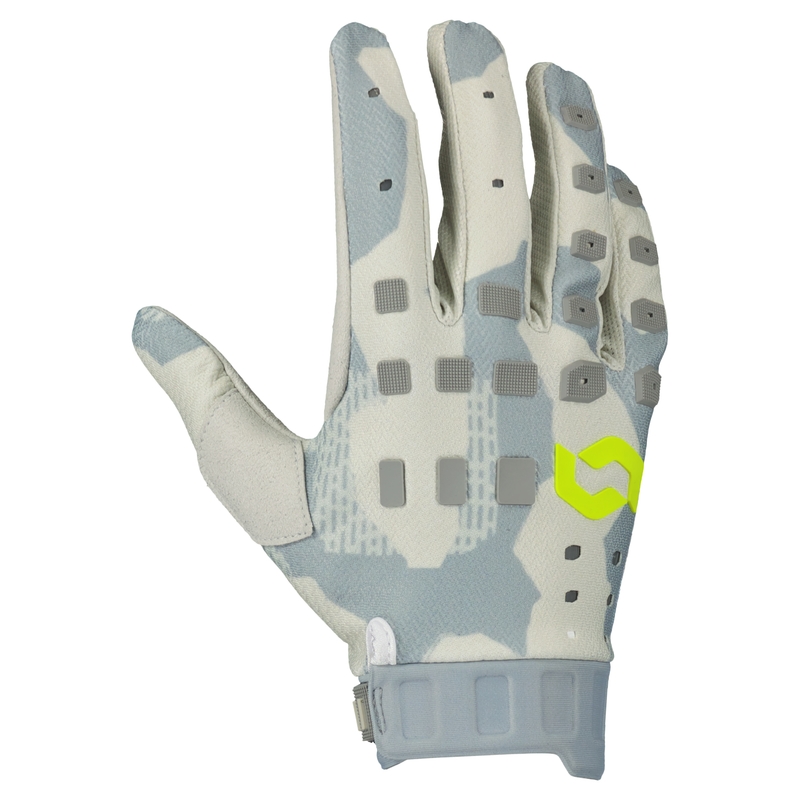Motocross-Handschuhe SCOTT PODIUM PRO grau-fluo gelb