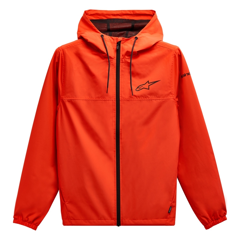 Alpinestars Treq Windbreaker rote fluoschwarze Jacke