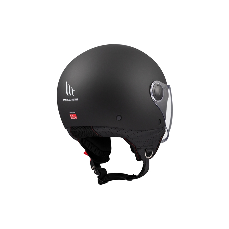 Otevřená helma na motorku MT Street S matná černá 