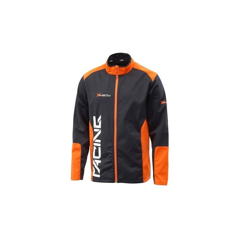 Softshell-Jacke KTM X-Bow Replica Team schwarz-orange