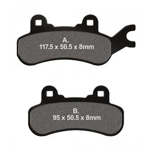 Bremsbeläge EBC FA682TT