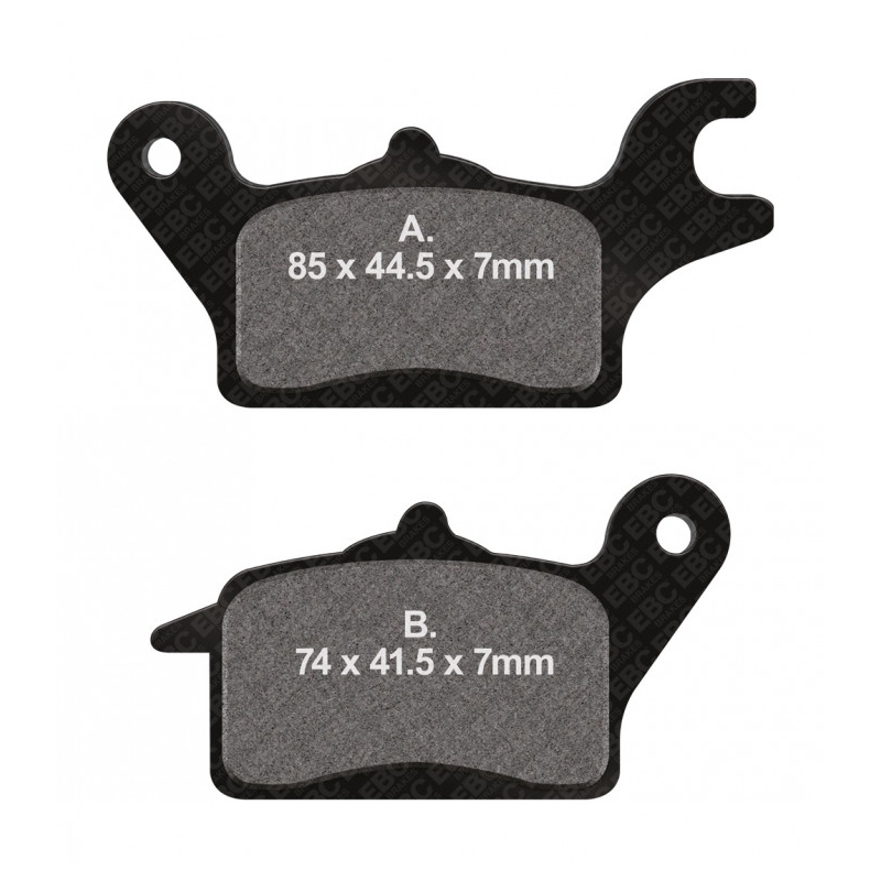 Bremsbeläge EBC für KAWASAKI Z 125 2018-2020, HONDA C 125 Super Cub 2018-2023