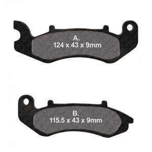 Bremsbeläge EBC FA707