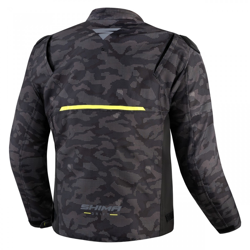 Motorradjacke Shima Drift camo-schwarz