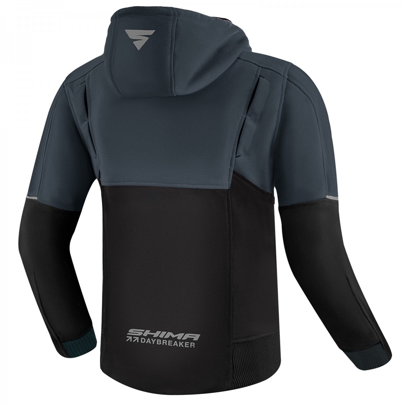 Damen Motorrad Sweatshirt Shima Daybreaker grau-schwarz