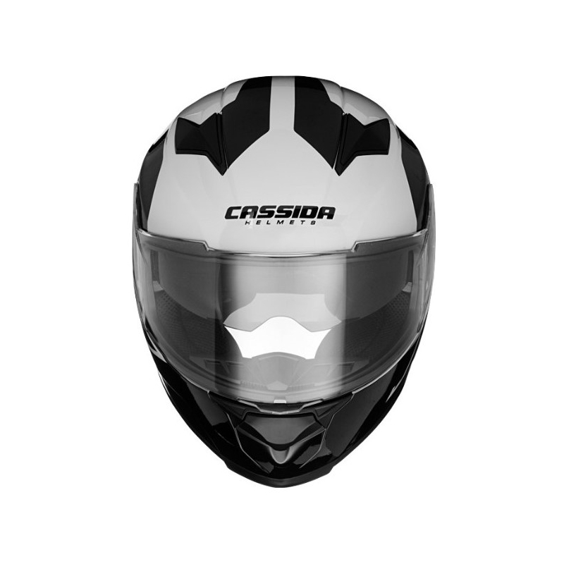 Motorradhelm Cassida Apex Contrast grau-schwarz Ausverkauf