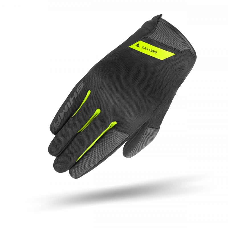Shima One EVO Motorradhandschuhe gelb fluo-schwarz
