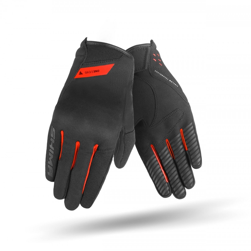 Shima One EVO Motorradhandschuhe schwarz-rot