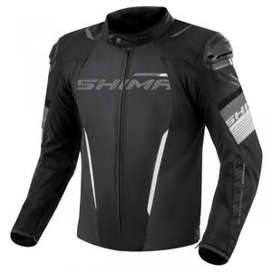 Shima Solid 2.0 Motorradjacke schwarz-weiß
