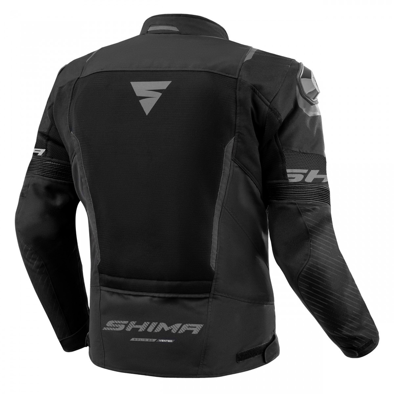 Shima Solid 2.0 Vent Motorradjacke schwarz