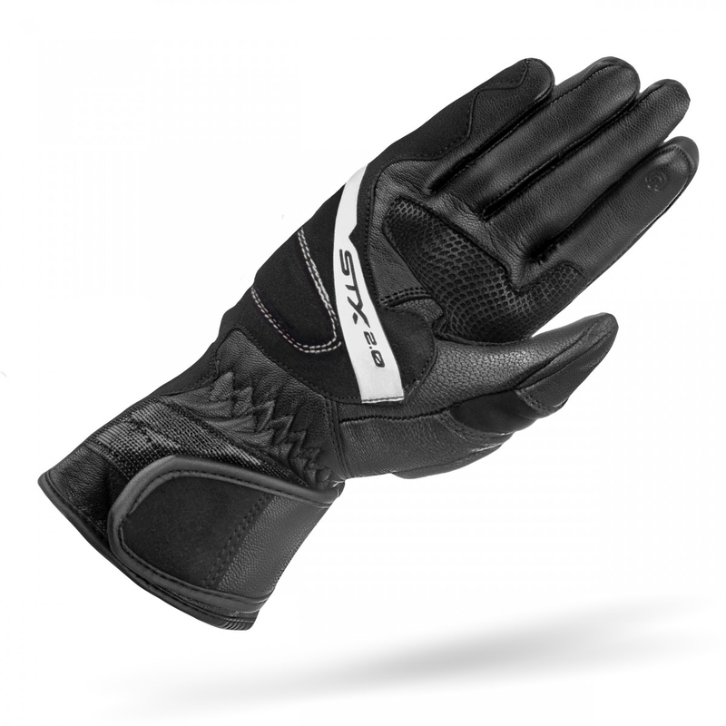 Shima STX 2.0 Motorradhandschuhe schwarz und weiß