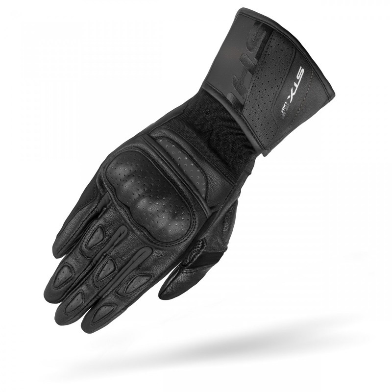 Damen-Motorradhandschuhe Shima STX 2.0 schwarz