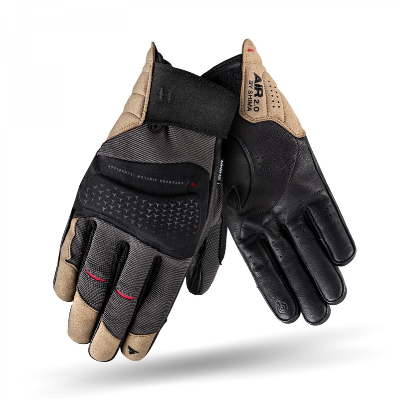 Shima Air 2.0 Motorradhandschuhe schwarz-braun