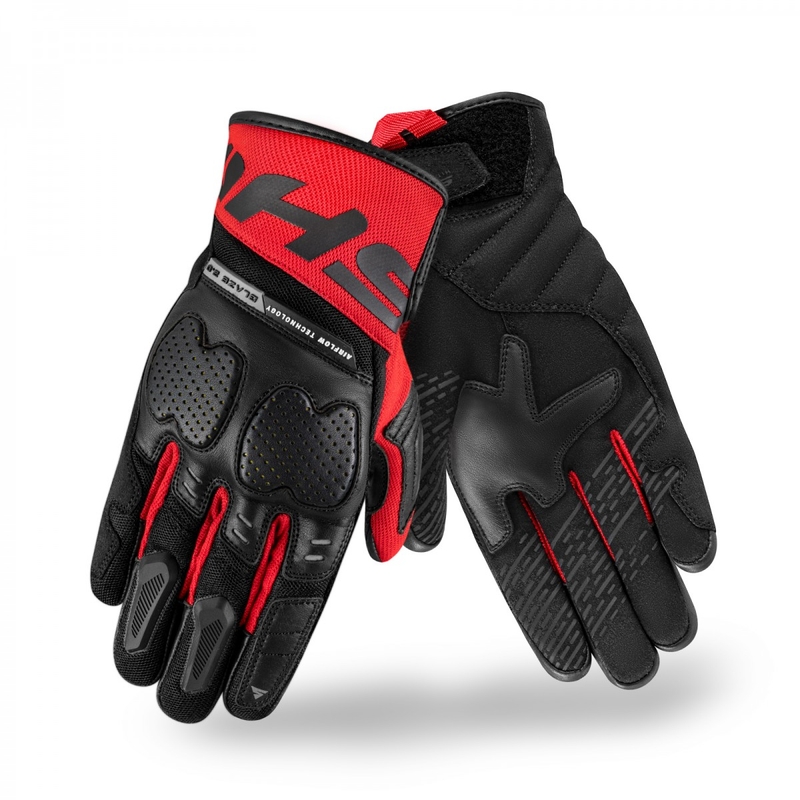 Motorradhandschuhe Shima Blaze 2.0 schwarz-rot