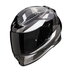 Integrierter Motorradhelm Scorpion EXO-491 Abilis schwarz-grau-weiß