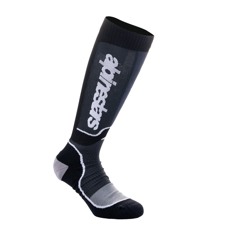 Socken Alpinestars MX Plus Kinder Schwarz-Weiß