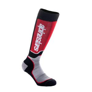 Kindersocken Alpinestars MX Plus 2024 schwarz-rot-grau