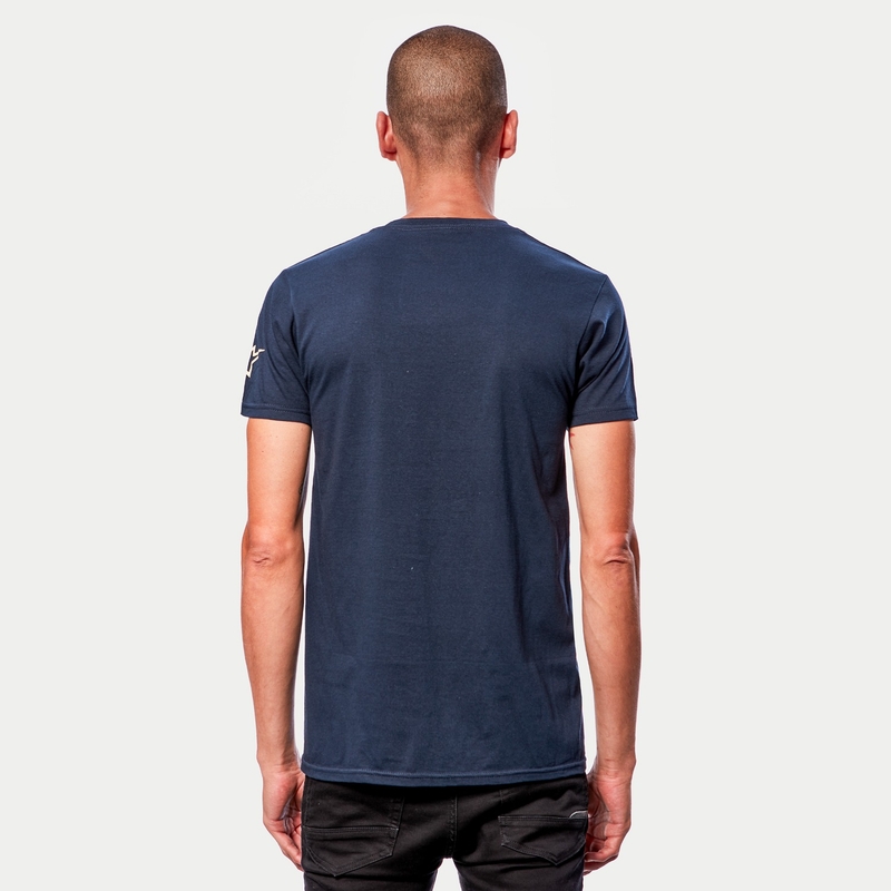 Alpinestars Linear Wordmark T-Shirt blau-beige