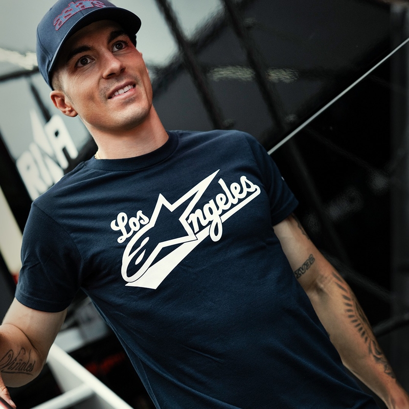 Alpinestars Los Angeles T-Shirt blau