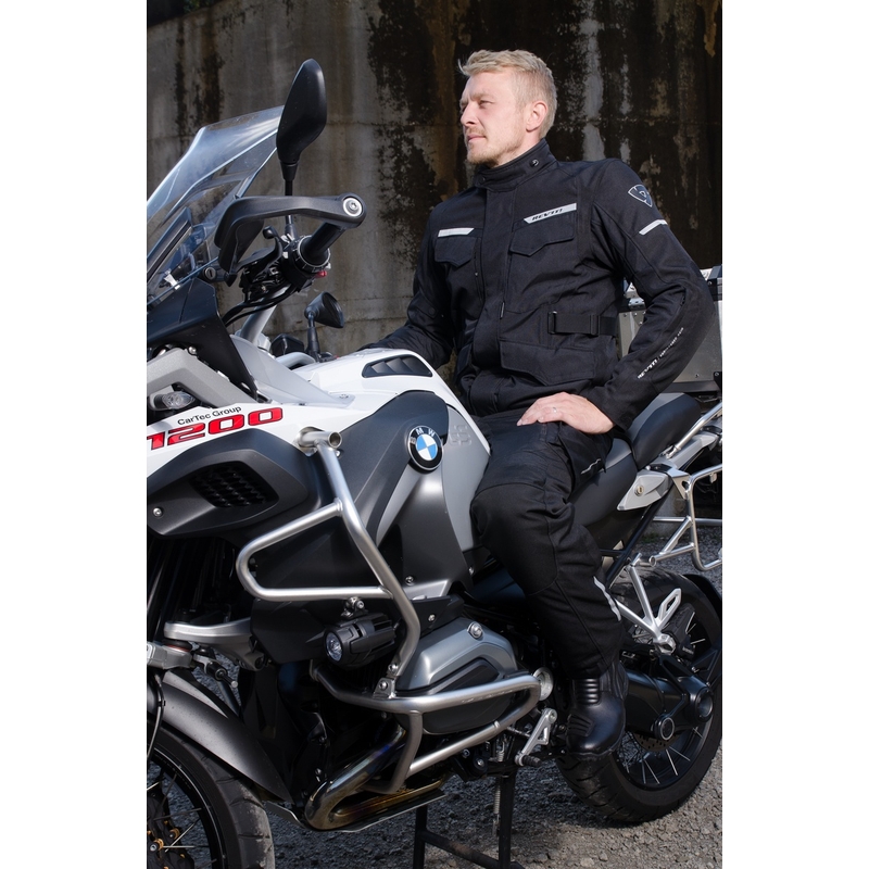 Moto Jacke Revit Outback 2 schwarz Ausverkauf