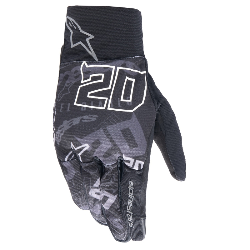Alpinestars Reef FQ20 Motorradhandschuhe schwarz-grau-weiß