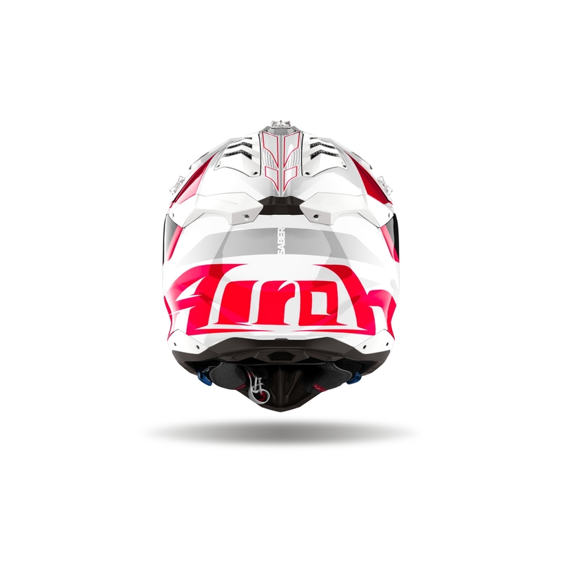 Airoh Aviator 3 Saber Motocross-Helm glänzend rot