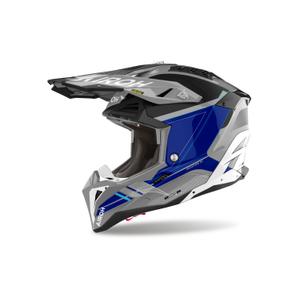 Airoh Aviator 3 Sabre 2024 Motocross-Helm, glänzendes Blau