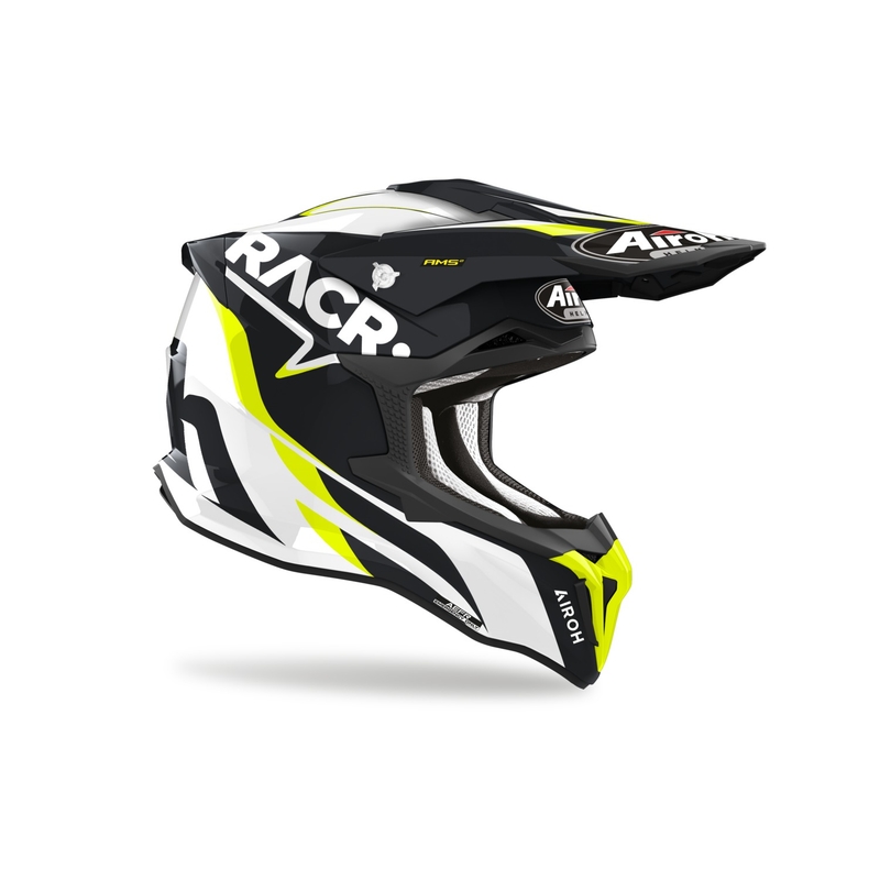 Motocross-Helm Airoh Strycker Racr 2024 glänzend Ausverkauf