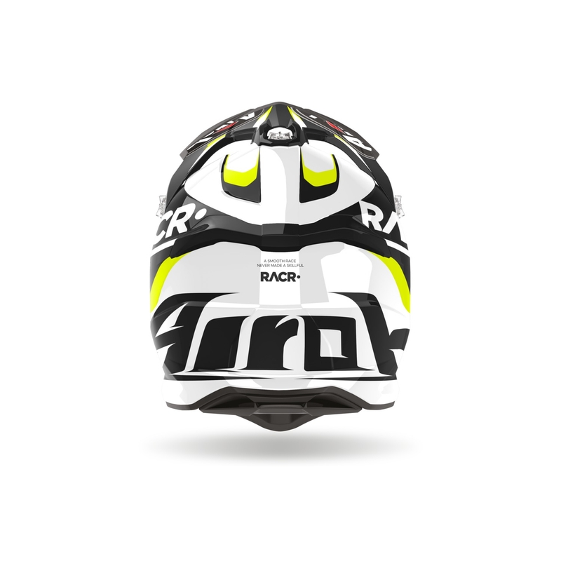 Motocross-Helm Airoh Strycker Racr 2024 glänzend Ausverkauf