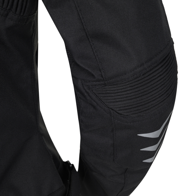 Damen-Motorradjacke RSA Runway Schwarz-Fluogelb