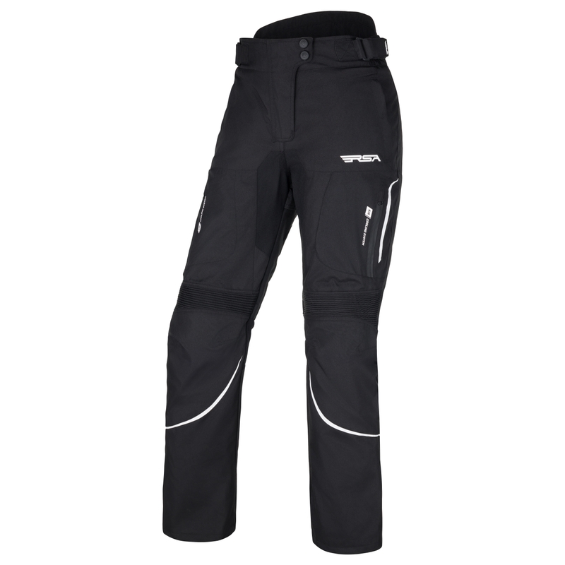 Damen RSA Wasp Schwarz-Weiß-Motorradhose
