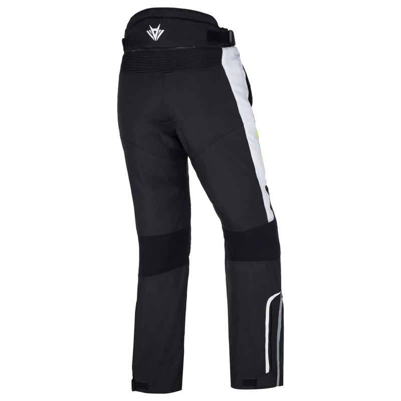Damen RSA Wasp Schwarz-Fluo Gelb-Weiß Motorradhosen