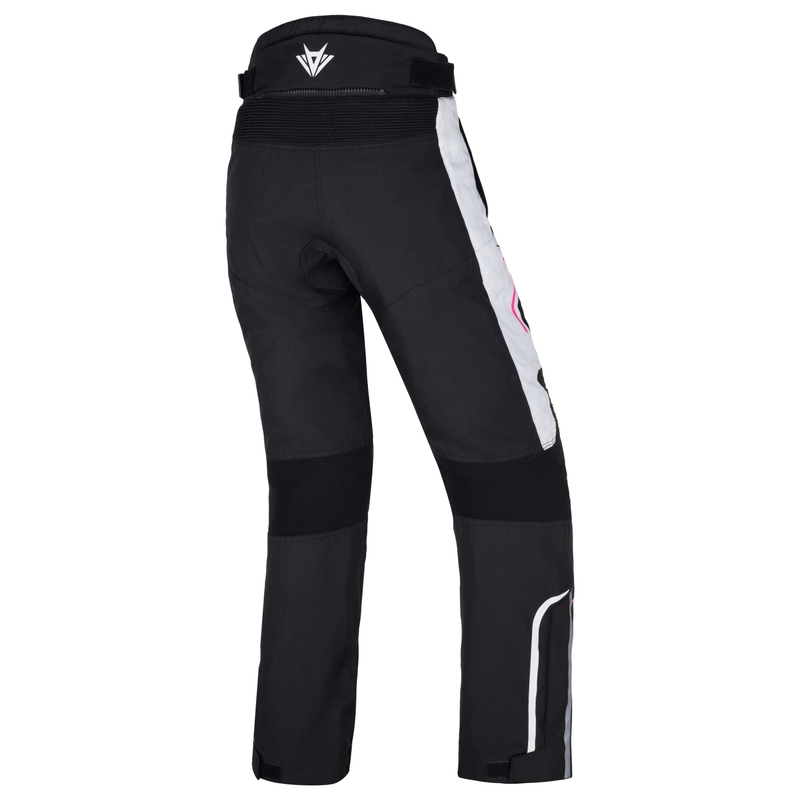 RSA Wasp Motorradhose für Frauen in Schwarz, Rosa und Weiß