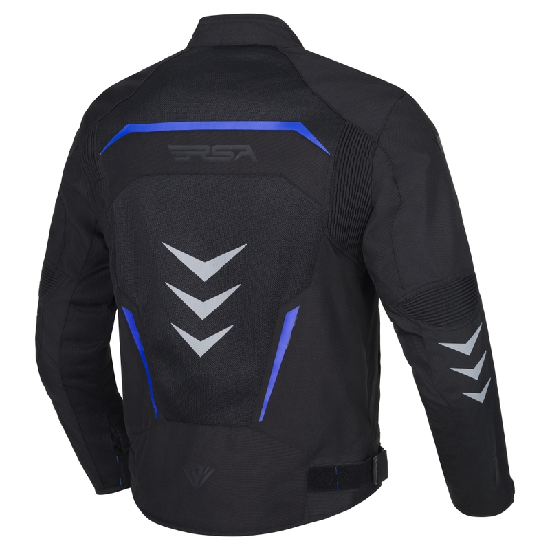 RSA Runway Motorradjacke schwarz und blau