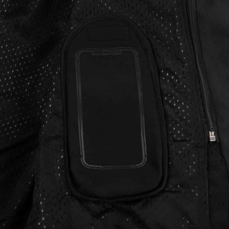 RSA Runway Motorradjacke schwarz und blau