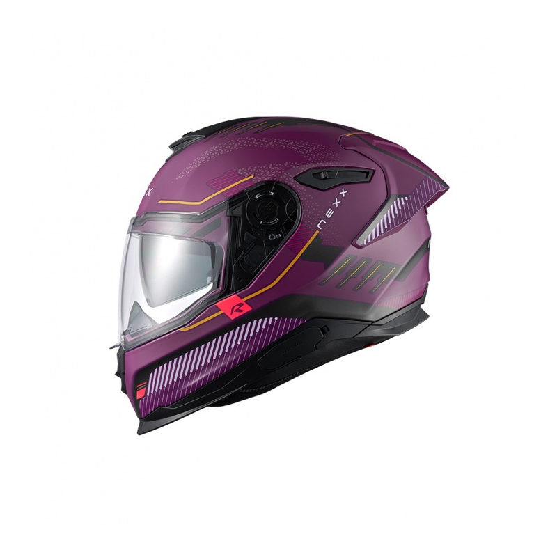 Integrierter Motorradhelm Nexx Y.100R Baron lila Ausverkauf