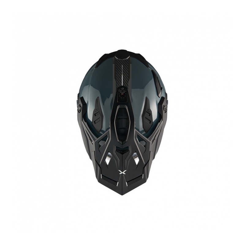 Enduro-Motorradhelm Nexx X.WED3 Wild PRO blau Ausverkauf