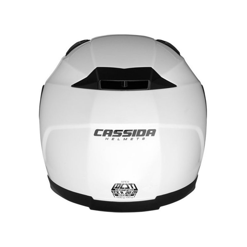 Motorradhelm Cassida Apex weiß Ausverkauf