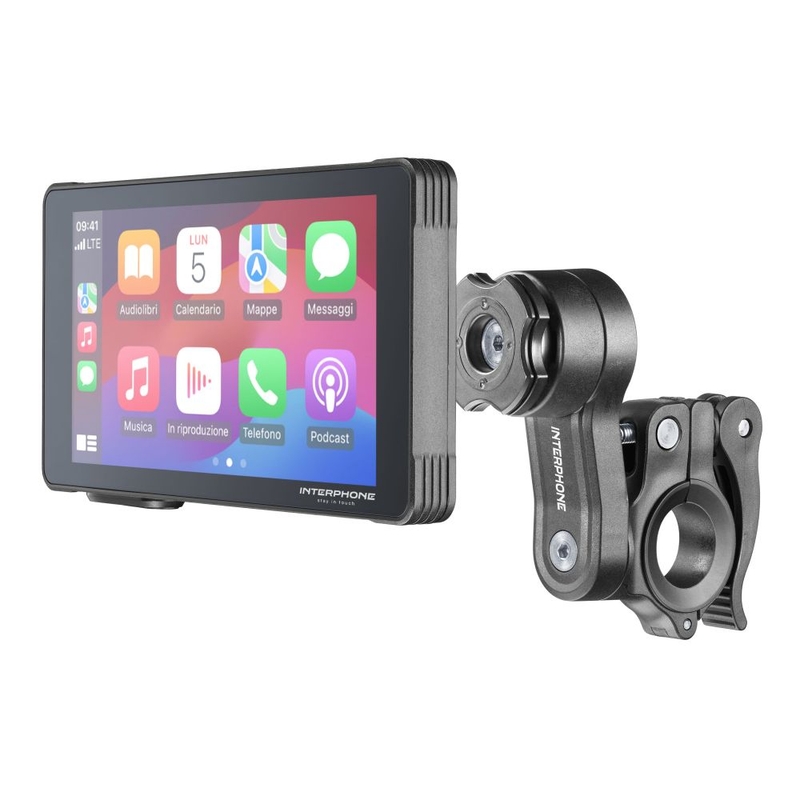 Interphone RIDESYNC Apple CarPlay und Android Auto Display für Motorräder
